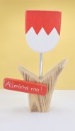 Frankentulpe „Allmächd naa!“  22,5 x 15 cm - 
