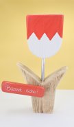 Frankentulpe „Bassd scho!“  22,5 x 15 cm - 