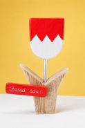 Frankentulpe „Bassd scho!“  22,5 x 15 cm - 