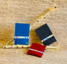 Handytasche Sterne - aus Woll-Filz