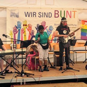 „Die Chillers“ zu Gast auf dem Sommerfest des Blindeninstituts Rückersdorf