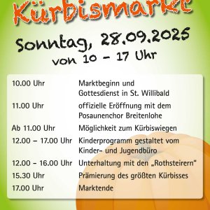 Kürbismarkt in Büchenbach