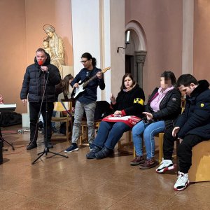 "Die Chillers" begleiten den katholischen Gottesdienst der Blinden- und Sehbehindertenseelsorge